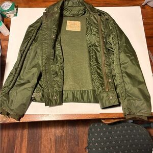 Vintage Green 1962 Military Jacket a-1